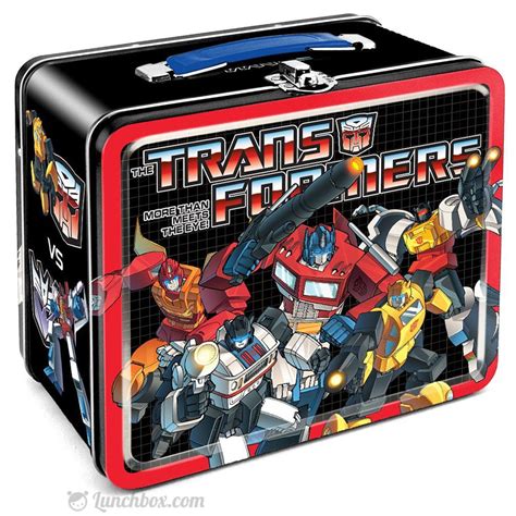 vintage metal transformers lunch box|Transformer Lunch Boxes for sale .